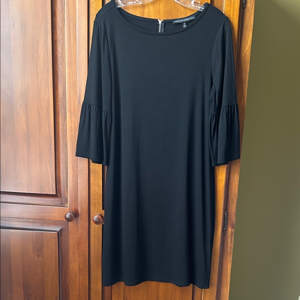 Black White House Black Market Classic Black Dress